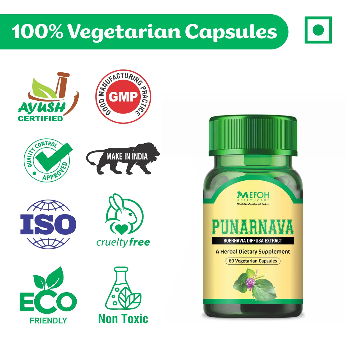 Mefoh Punarvana Capsules – Rejuvenate Your Body & Restore Vitality