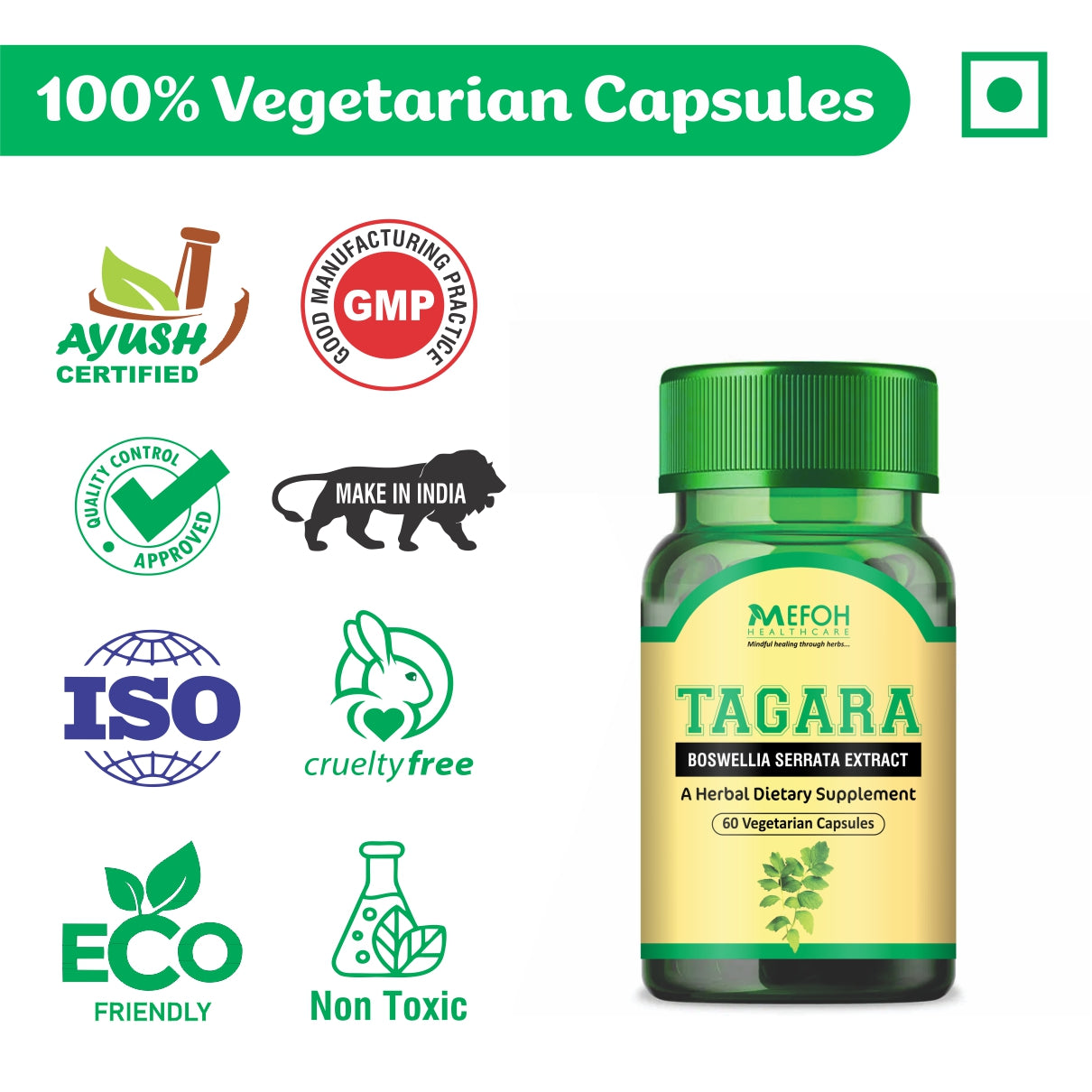 Mefoh Tagara Capsules – Natural Calm & Sleep Support
