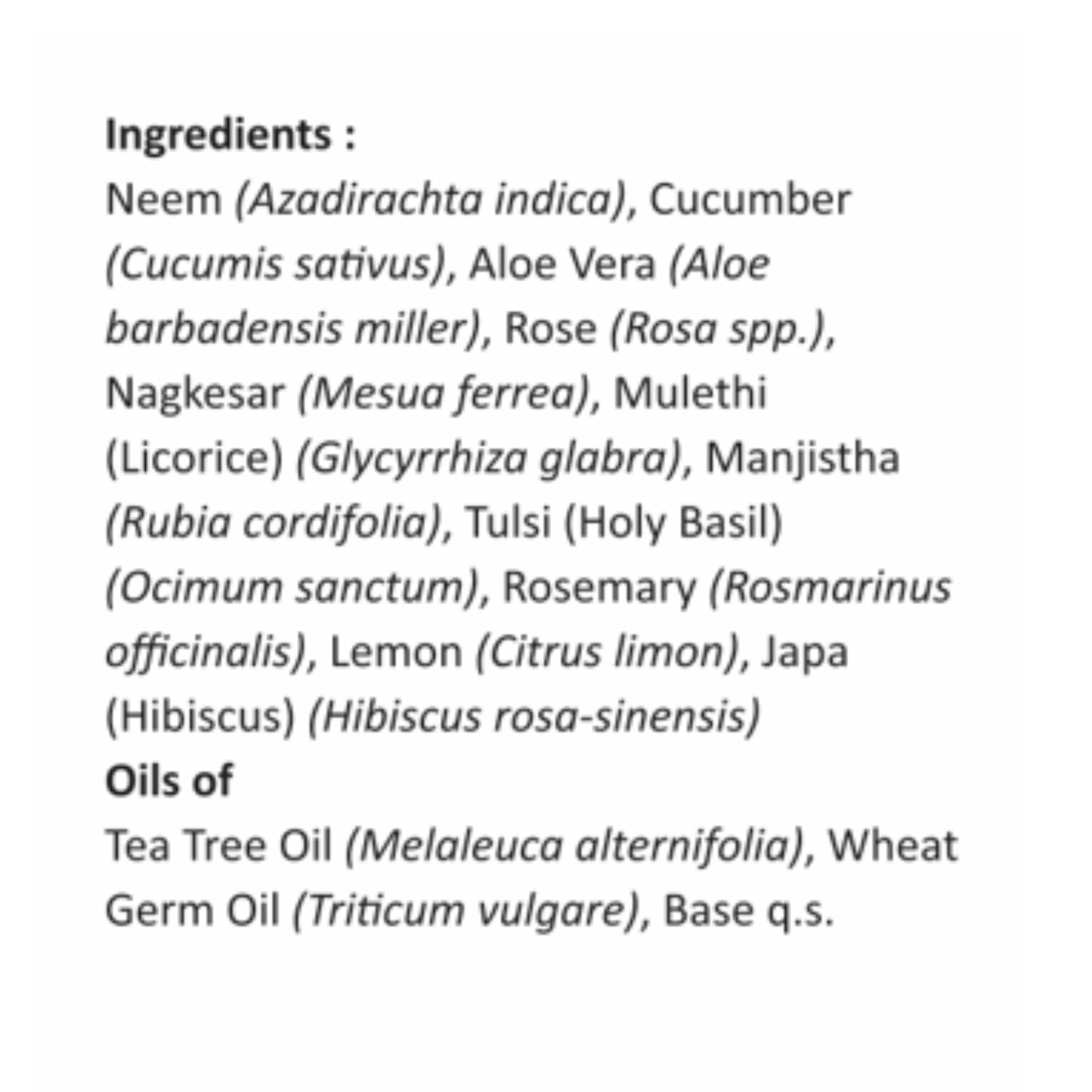 Mefoh Neem Aloe Vera & Tulsi Face Wash – Purifying Cleanser for Clear & Healthy Skin