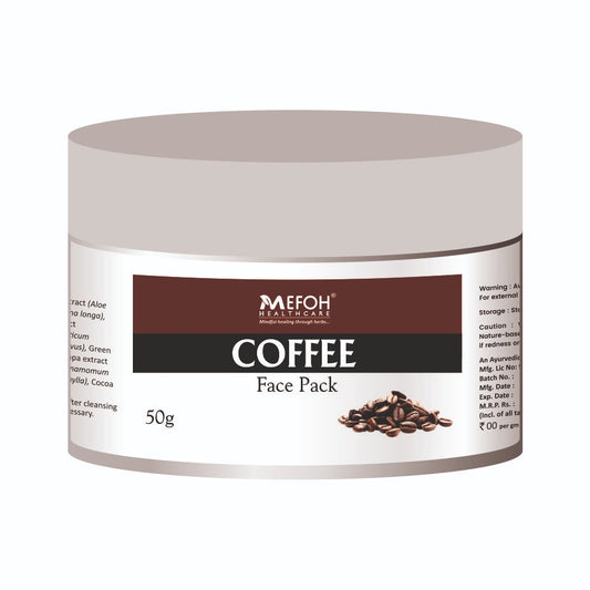 Mefoh Coffee Face Pack – Revitalizing & Brightening Face Pack for Fresh, Glowing Skin