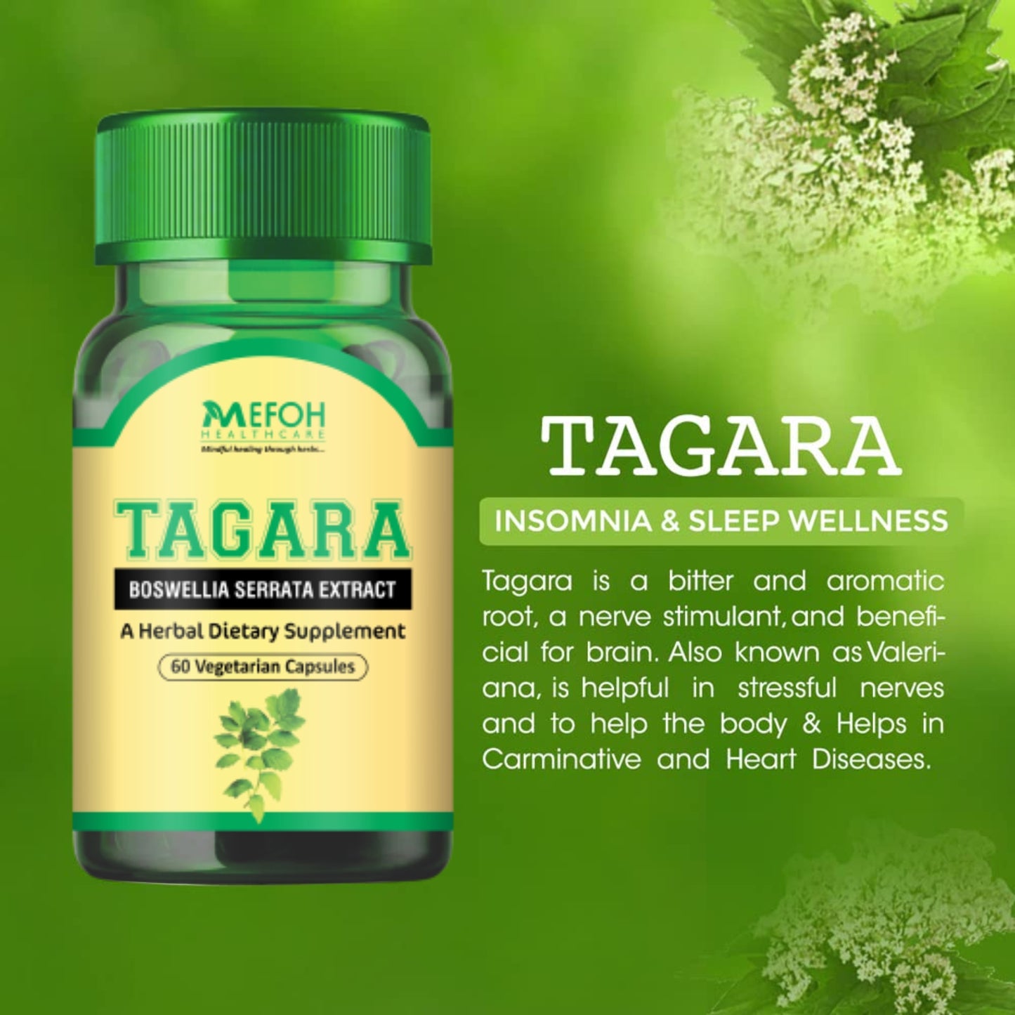 Mefoh Tagara Capsules – Natural Calm & Sleep Support