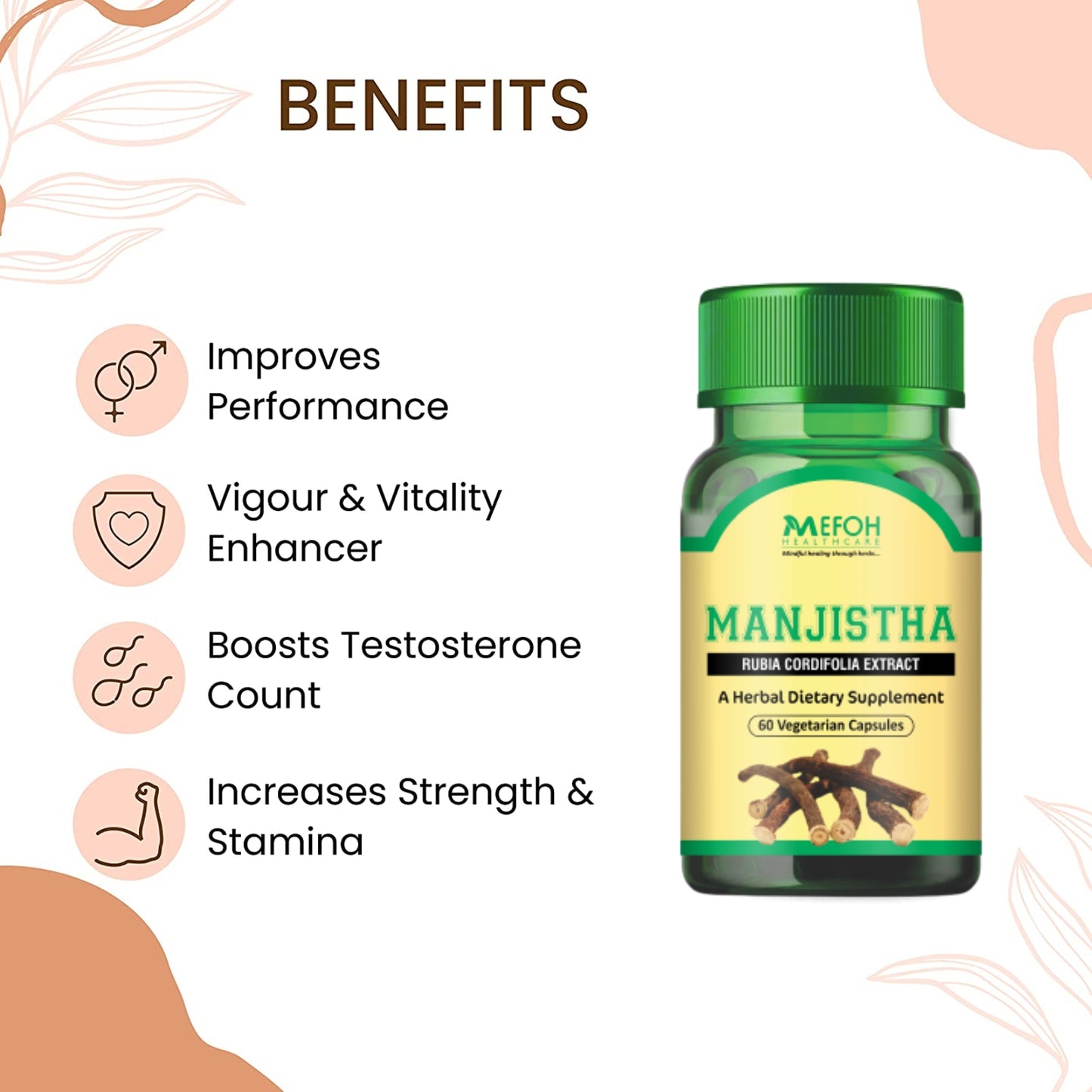 Mefoh Manjistha Capsules – Natural Blood Purification & Skin Health Support