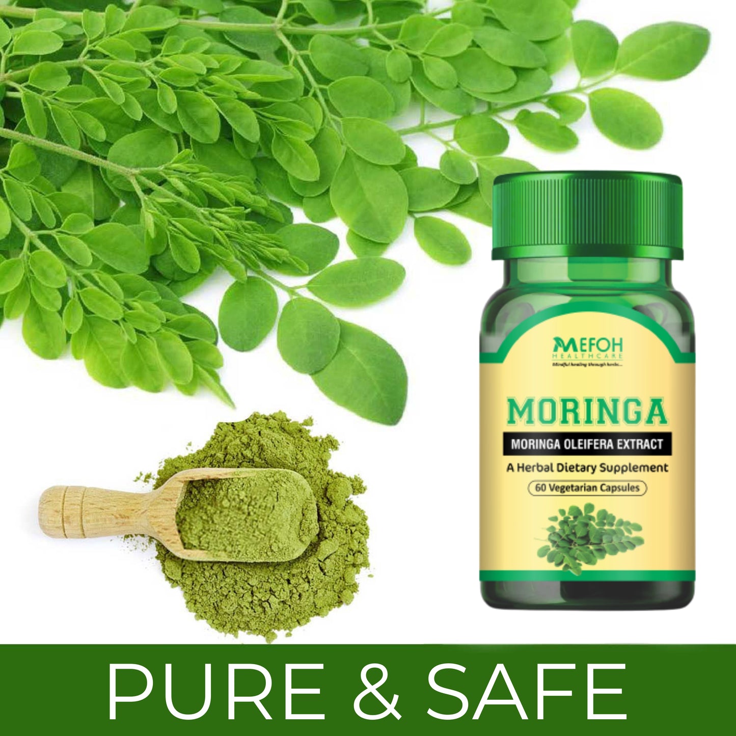 Mefoh Moringa Capsules – Superfood for Energy, Immunity & Overall Wellness