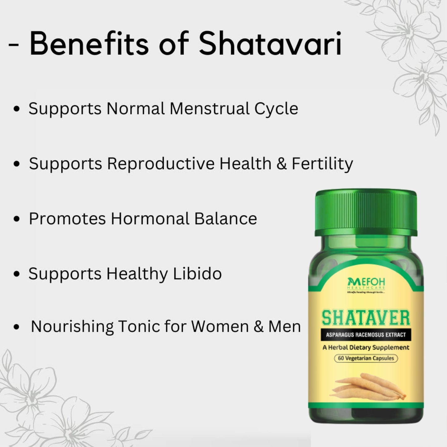 Mefoh Shataver Capsules – Natural Support for Women's Health & Hormonal Balance