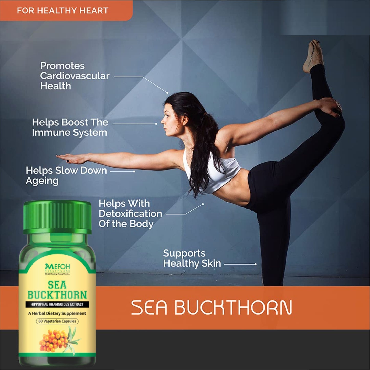 Mefoh Sea Buckthorn Capsules – Ultimate Skin, Hair & Immunity Booster