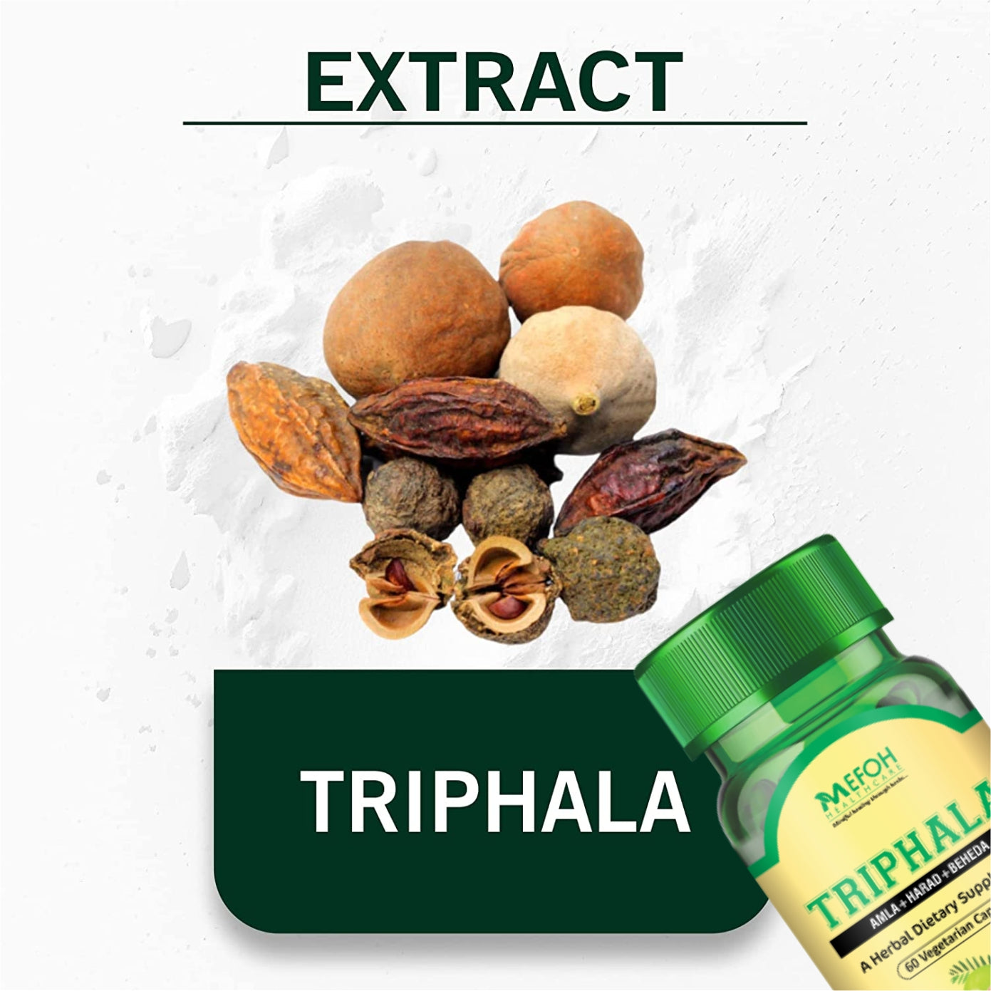 Mefoh Triphala Capsules – Natural Detox & Digestive Support