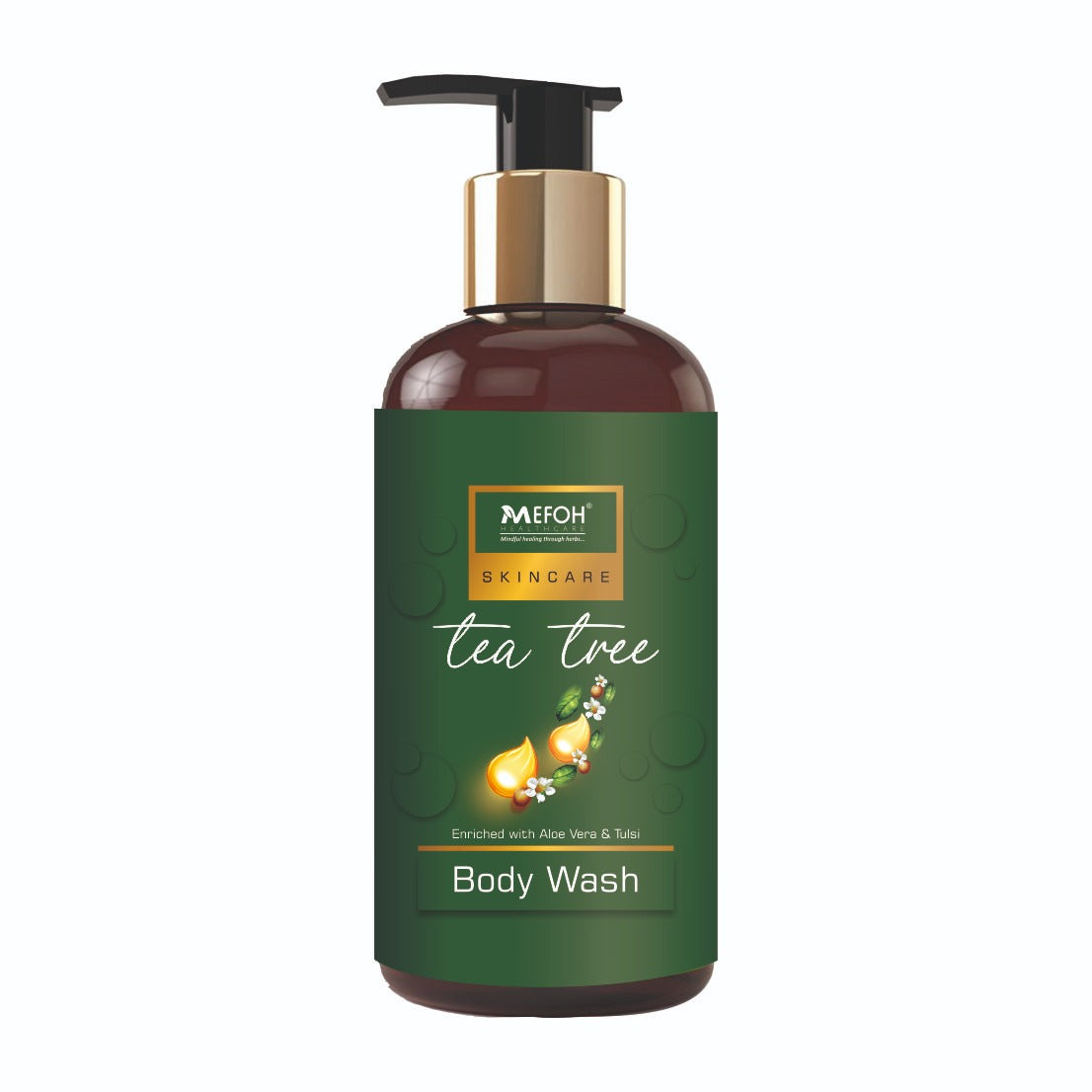 Mefoh Tea Tree Body Wash – Purifying & Refreshing Cleanser for Clear, Healthy Skin