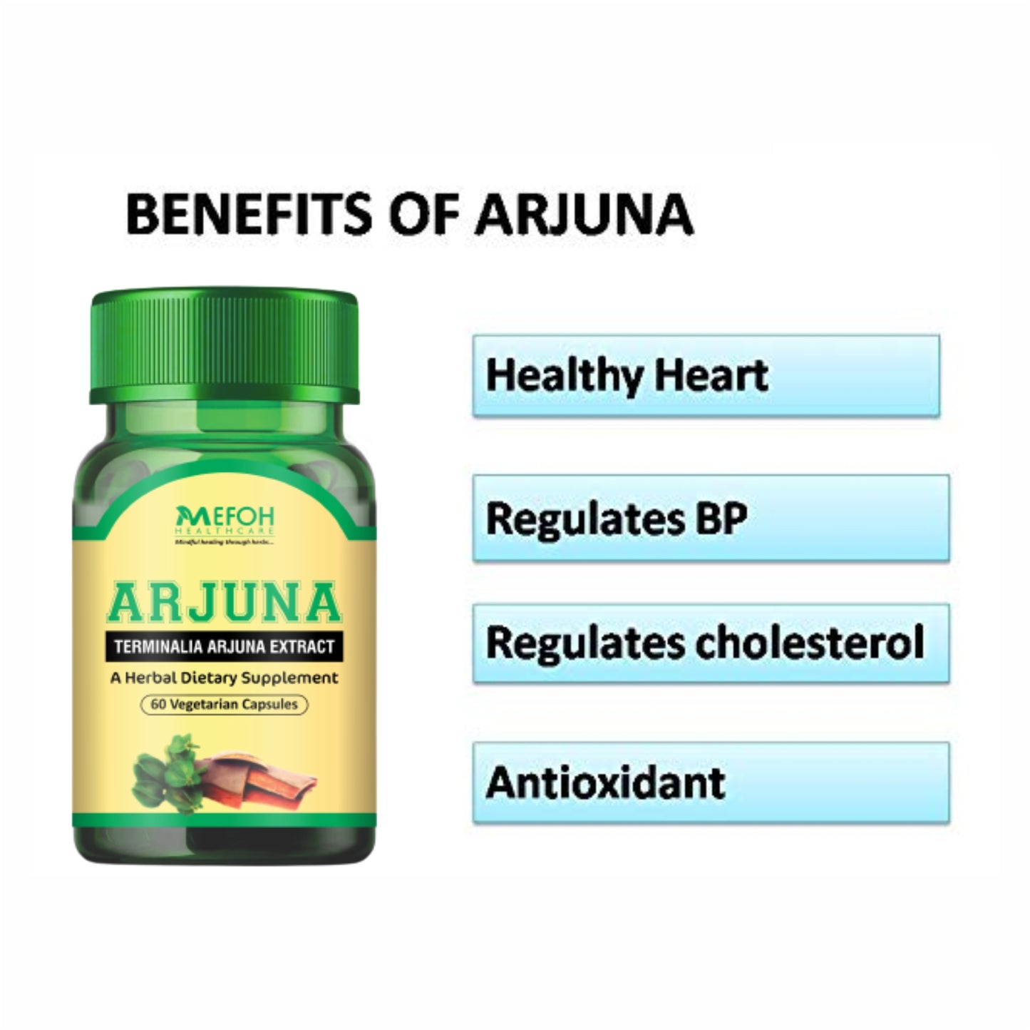 Mefoh Arjuna Capsules – Heart Health & Cardiovascular Support