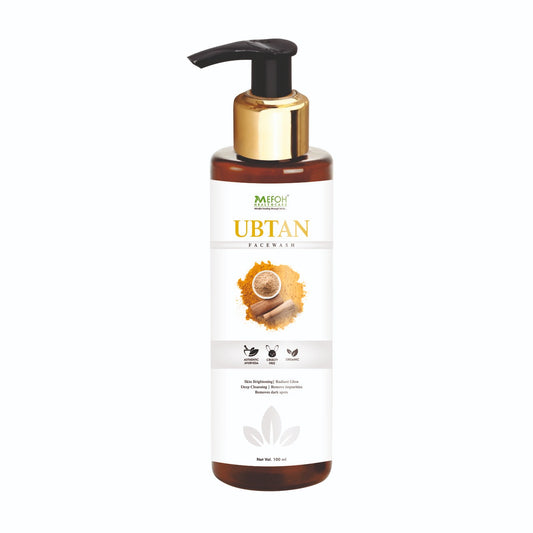 Mefoh Ubtan Face Wash – Natural Glow Cleanser with Turmeric & Sandalwood