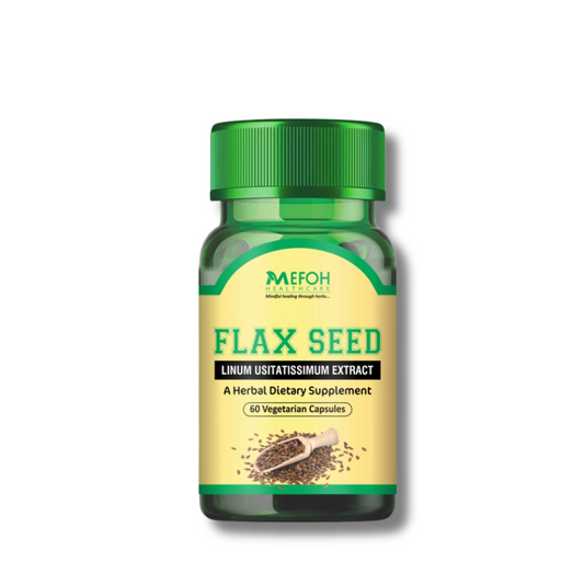 Mefoh Flax Seed Capsules – Essential Omega-3 & Fiber for Heart and Digestive Health