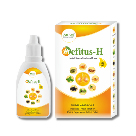 MEFOH Mefitus-H Drops – Ayurvedic Cough & Cold Relief (30ml)