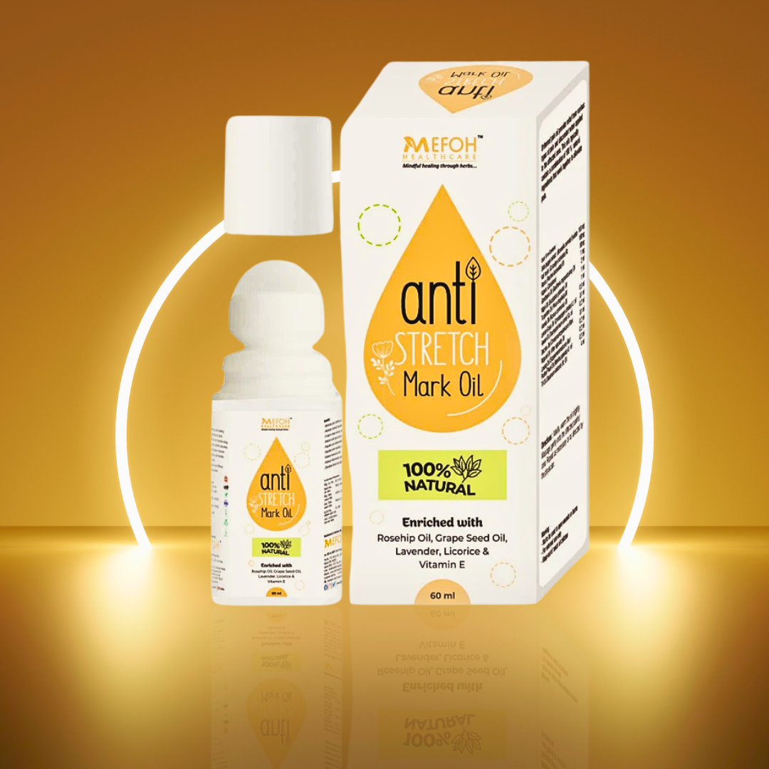 Mefoh Anti-Stretch Marks Oil – Nourishing & Repairing Oil for Smoother, Firmer Skin