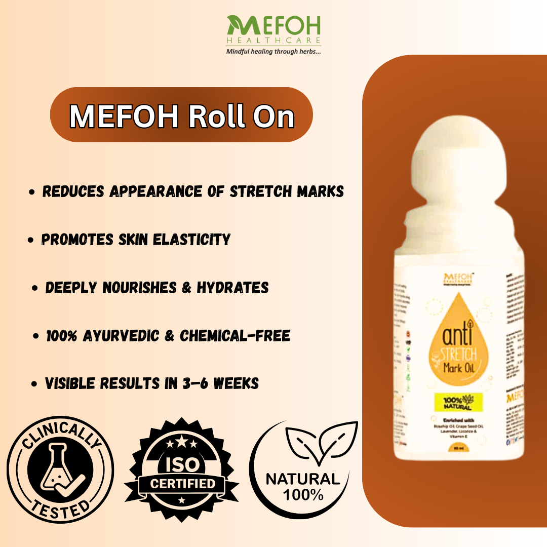 Mefoh Anti-Stretch Marks Oil – Nourishing & Repairing Oil for Smoother, Firmer Skin