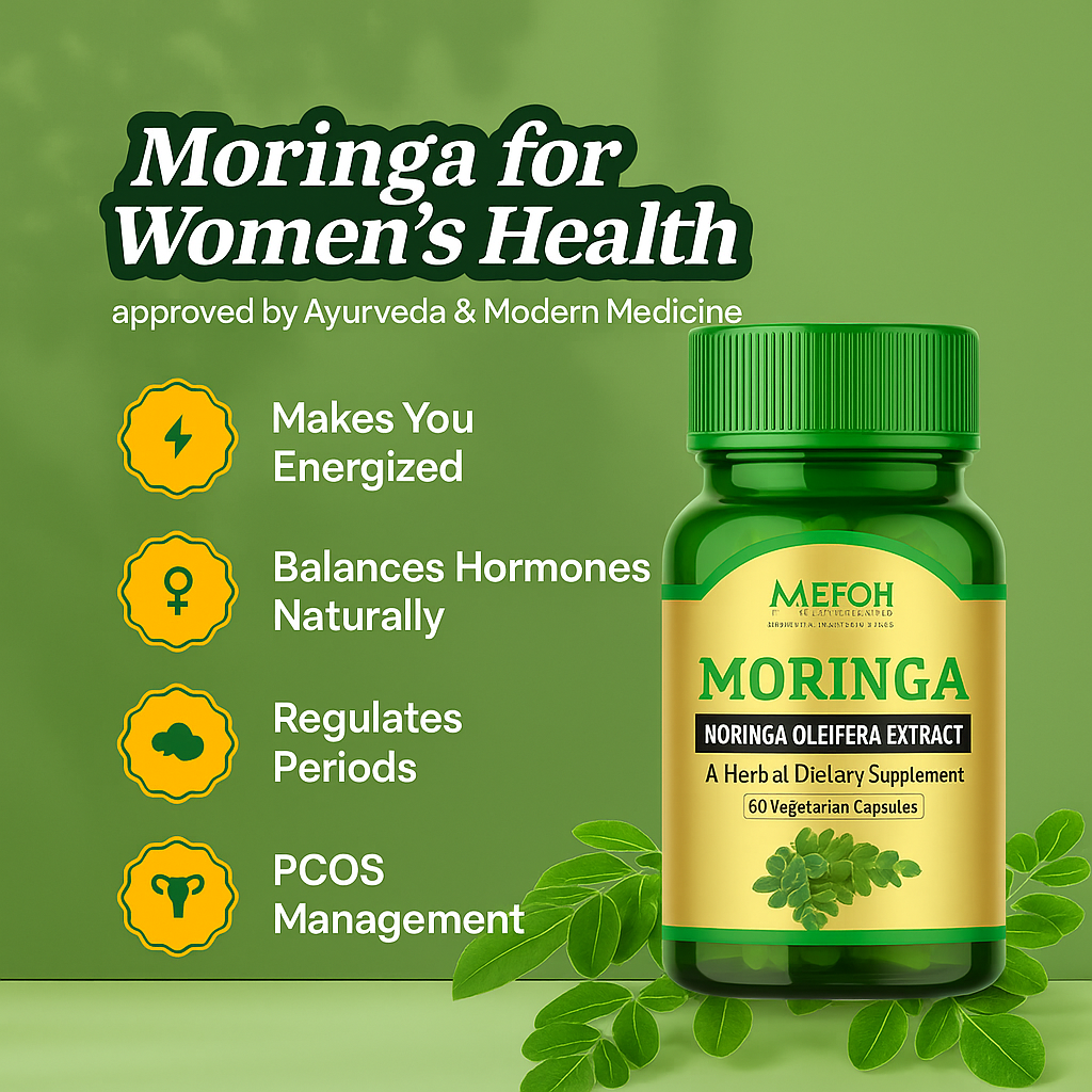 Mefoh Moringa Capsules – Superfood for Energy, Immunity & Overall Wellness