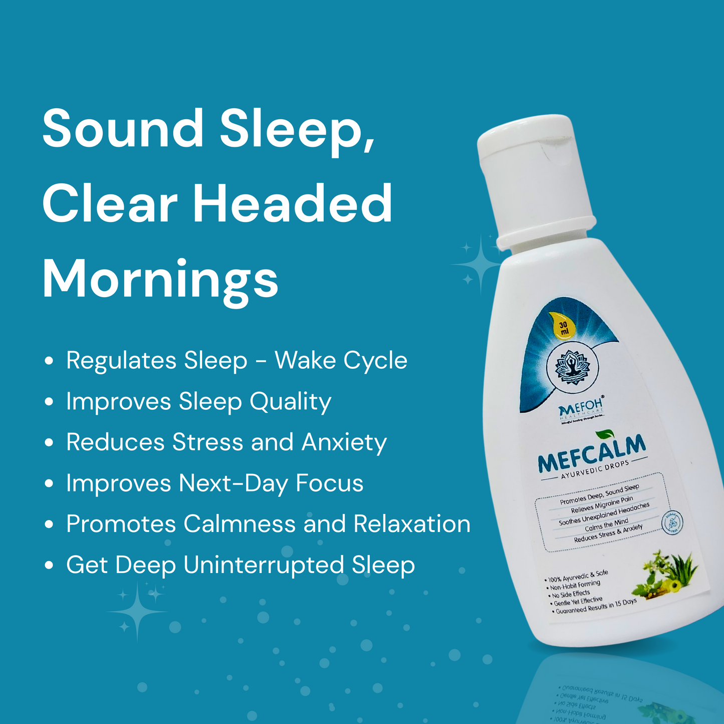 MEFOH MEFCALM Drops  तनाव कम करें, नींद बेहतर बनाएं