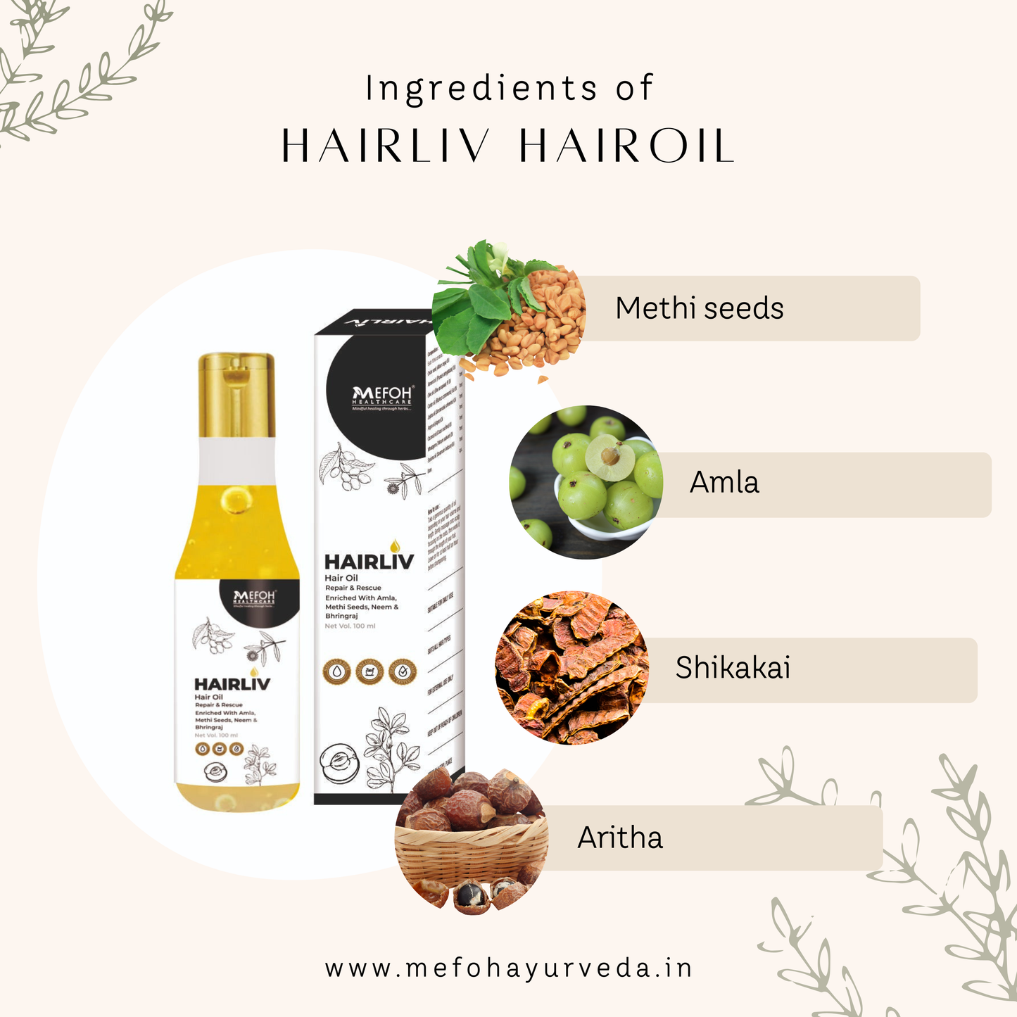 HairLiv Hair Oil – Nourishing & Strengthening Oil for Healthy, Shiny Hair