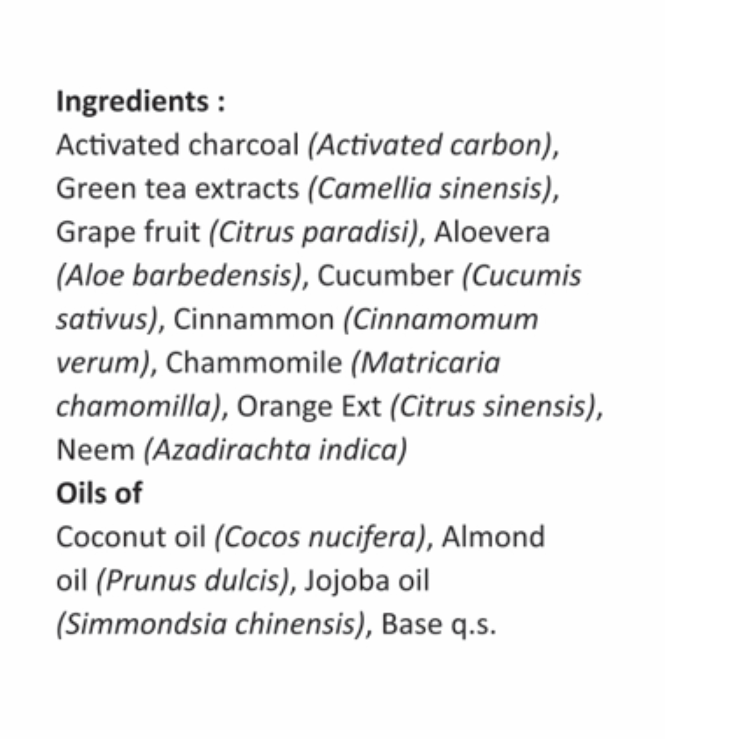 Mefoh Charcoal Face Wash – Deep Cleansing & Oil Control Formula