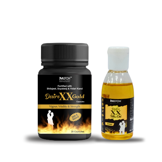 Mefoh™ Energy & Performance Booster Kit (30 Cps) (30ml Massage oil)