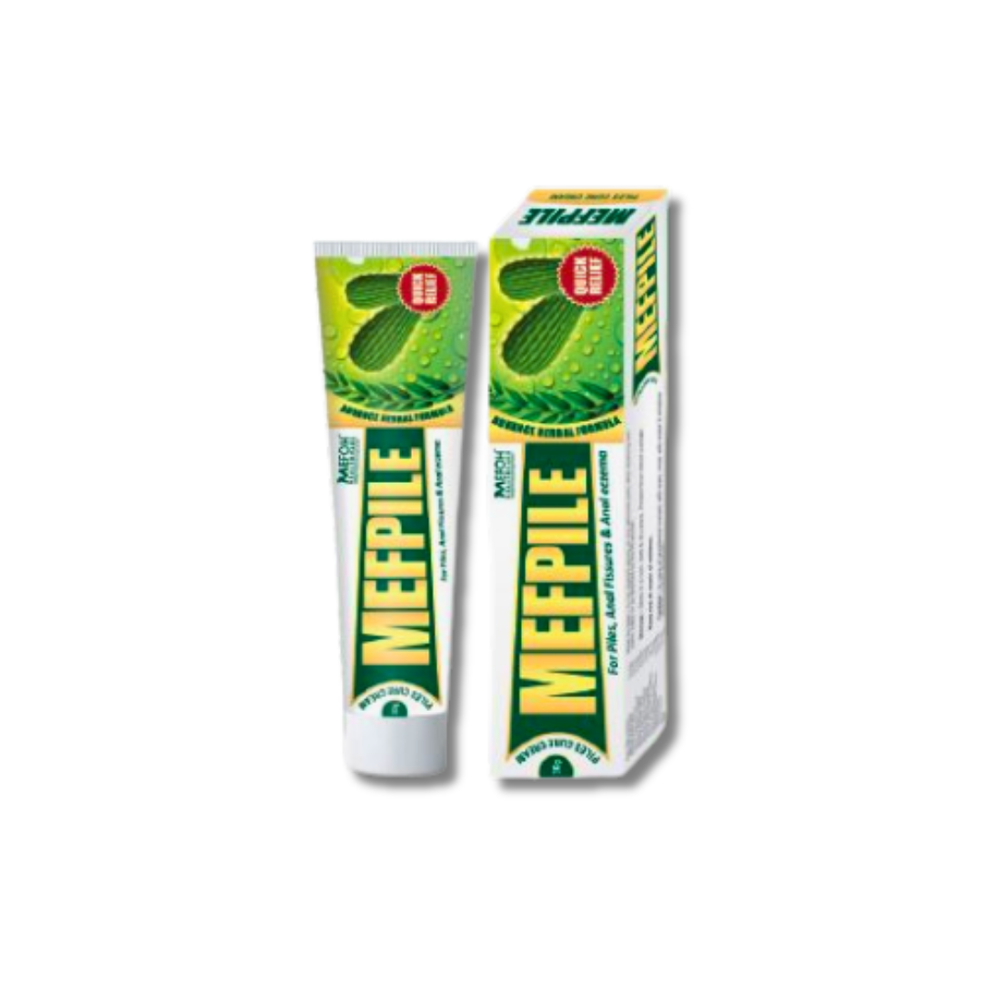 MEFOH MEFPILE Cream | Ayurvedic Relief for Piles & Hemorrhoids | Soothes Pain, Itching & Swelling – 30g