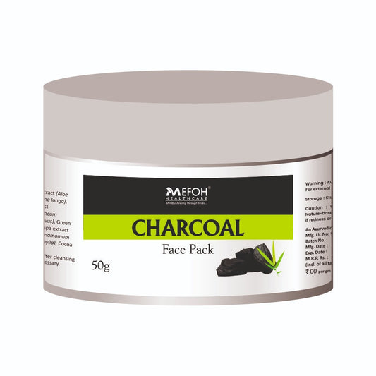 MEFOH Charcoal Face Pack – Deep Detox & Oil Control for Clear, Glowing Skin