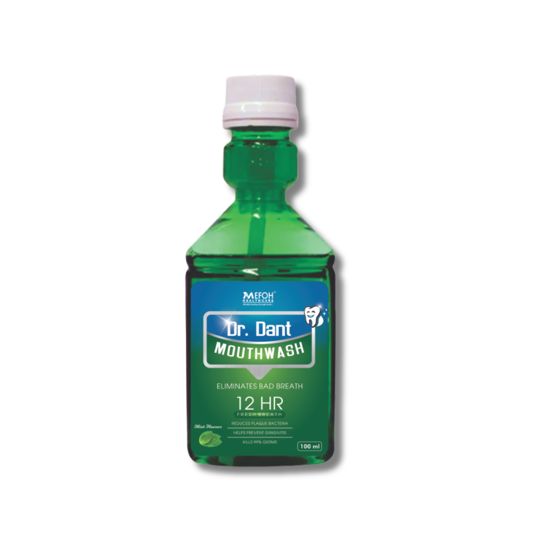 Dr. Dant Herbal Mouthwash – Ayurvedic Germ Protection & Long-Lasting Freshness
