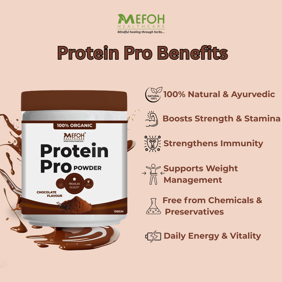 Mefoh Protein Pro Powder – Ayurvedic Protein for Strength, Energy & Immunity