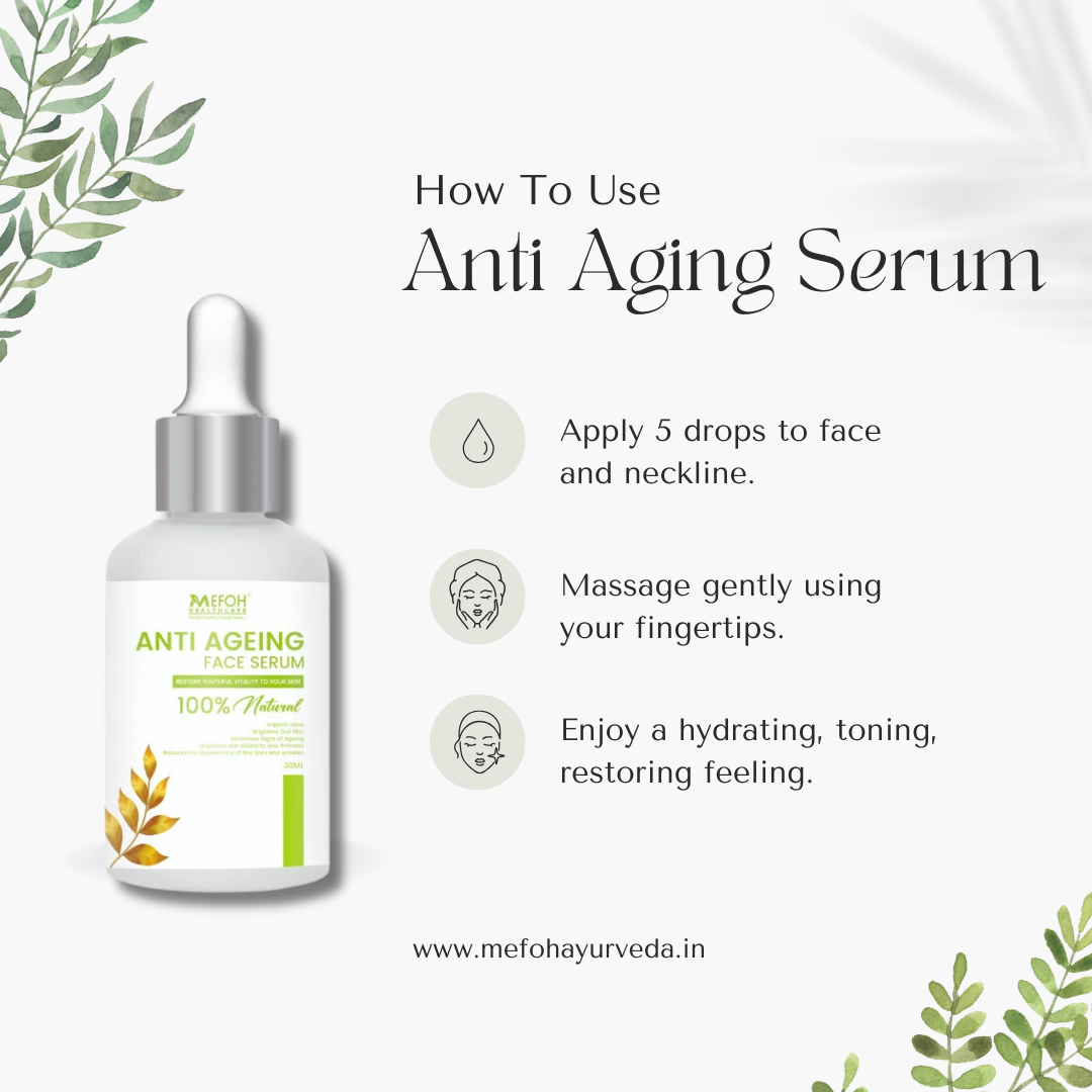 Mefoh Anti-Aging Face Serum – Rejuvenating Serum for Youthful, Glowing Skin