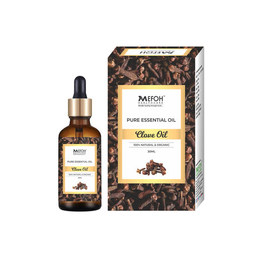 Mefoh Clove Essential Oil – 100% Pure & Natural, Therapeutic Grade for Oral Care, Pain Relief & Immunity