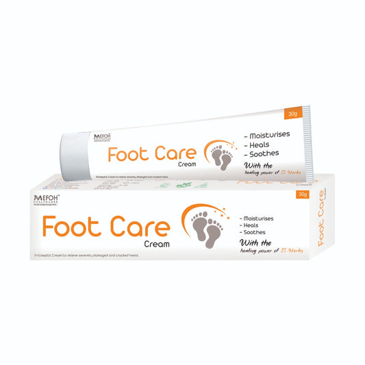 MEFOH Foot Cream – Deep Moisturizing & Repair | Heals Cracked Heels & Softens Feet