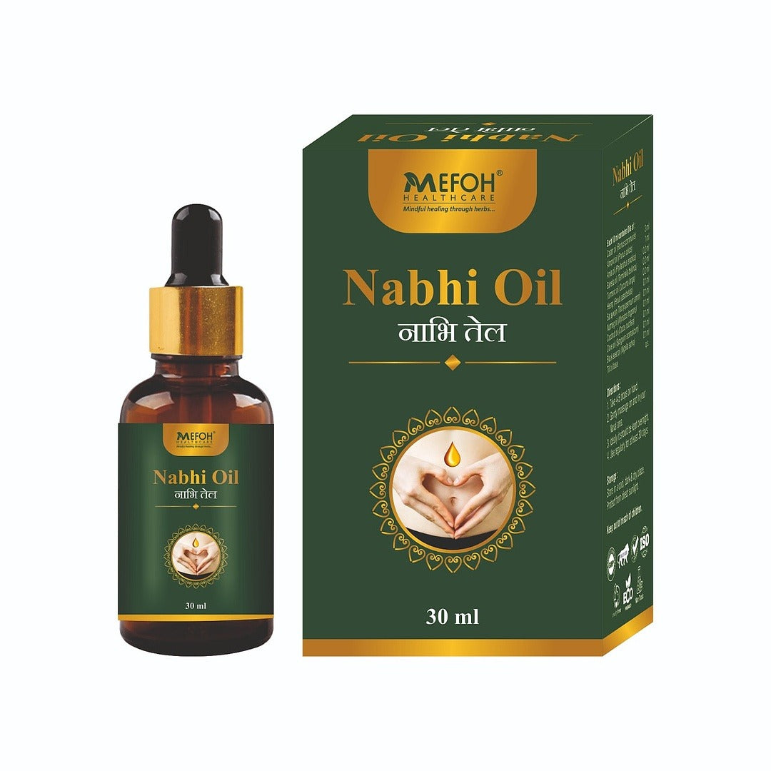 MEFOH Nabhi (Navel) Oil – 100% Ayurvedic & Natural | Deep Nourishment & Holistic Wellness