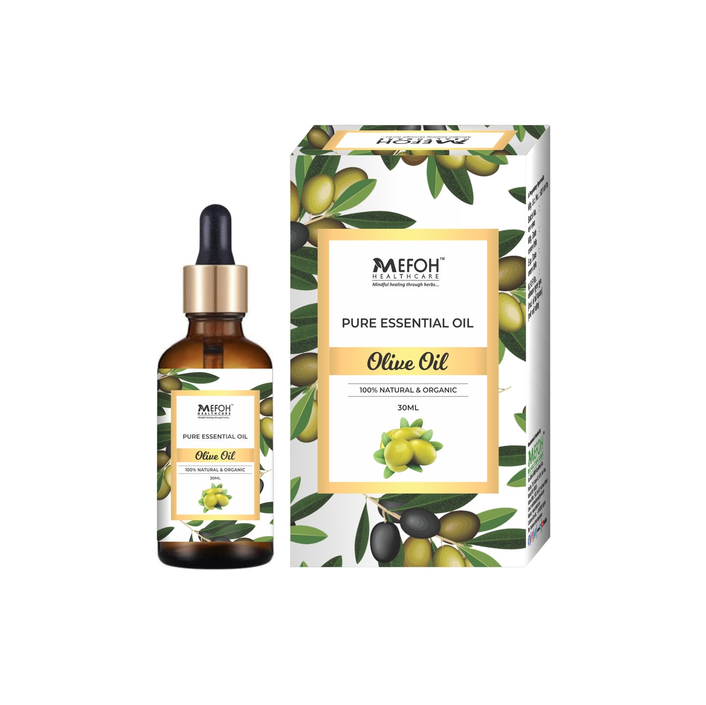 Mefoh Olive Oil –  Pure & Natural, Cold-Pressed for Skin, Hair & Culinary Use