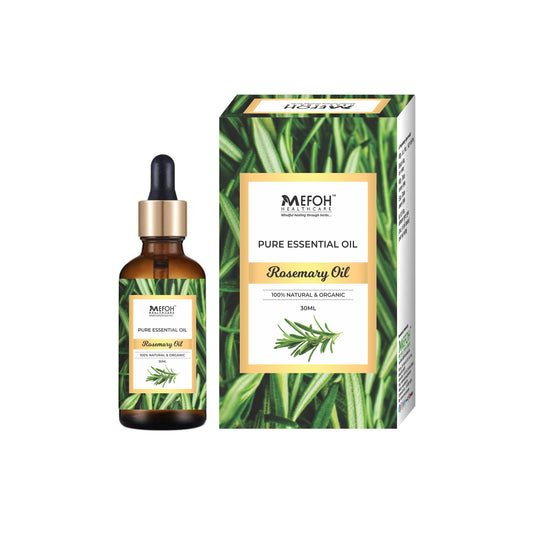Mefoh Rosemary Essential Oil – 100% Pure & Natural, Revitalizing Oil for Hair Growth, Skin Health & Aromatherapy